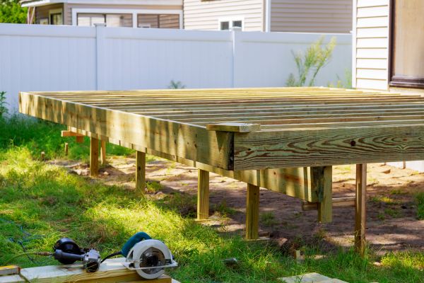 Cost of Elevated Deck Installation in Mechanicsville